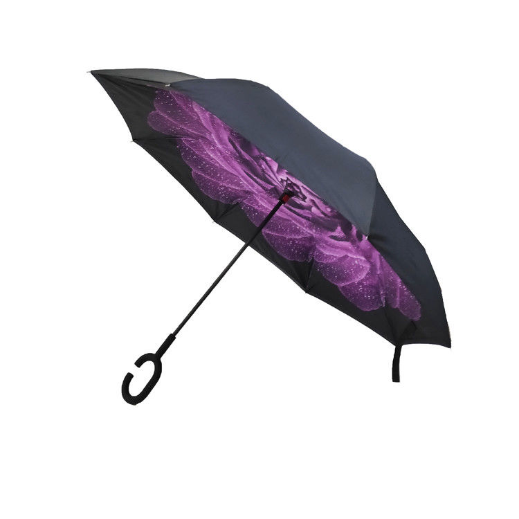 Double Layer Dia 103cm Reverse Inverted Umbrella