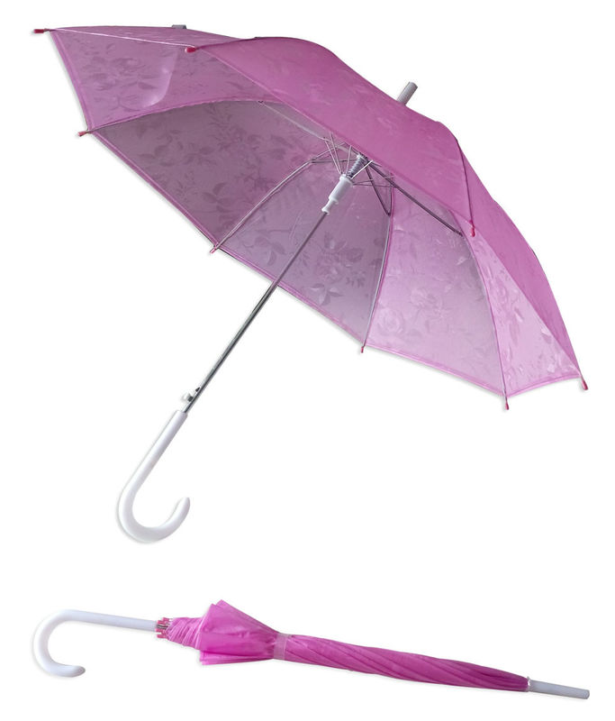 8mm Metal Shaft Jacquard Windproof Golf Umbrellas For Men