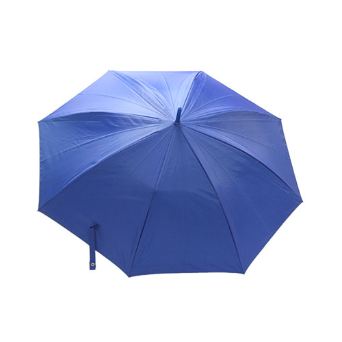 Custom Color UV Coating Pongee Fabric Umbrella With J Handle