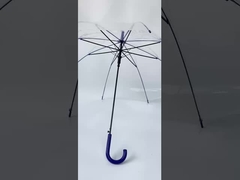 23inches, 8K, Colorful umbrella handle, Colorful frame, Transparent Rain Umbrella