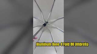 Aluminum Bone 4 Fold 8K Umbrella