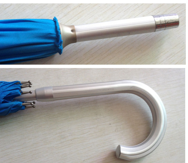 BSCI 8mm Metal Shaft Straight Aluminium Umbrella